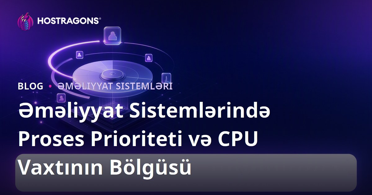 Əməliyyat Sistemlərində Proses Prioriteti və CPU Vaxtının Bölgüsü