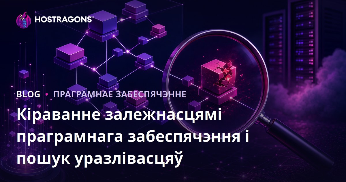 Кіраванне залежнасцямі праграмнага забеспячэння і пошук уразлівасцяў