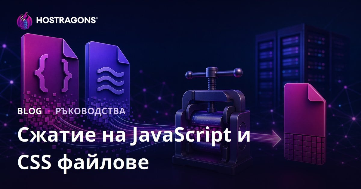 Минифициране на JavaScript и CSS файлове – техники и ползи