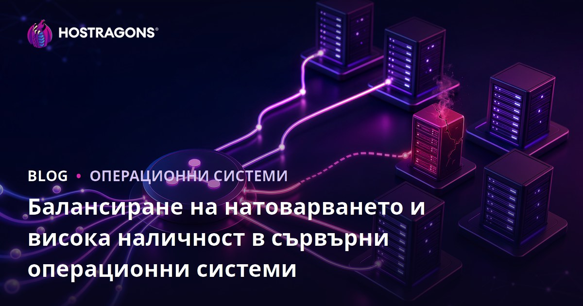 Балансиране на натоварването и висока наличност в сървърни операционни системи