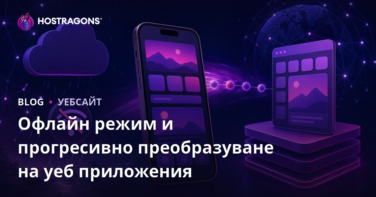 Офлайн режим и прогресивно преобразуване на уеб приложения