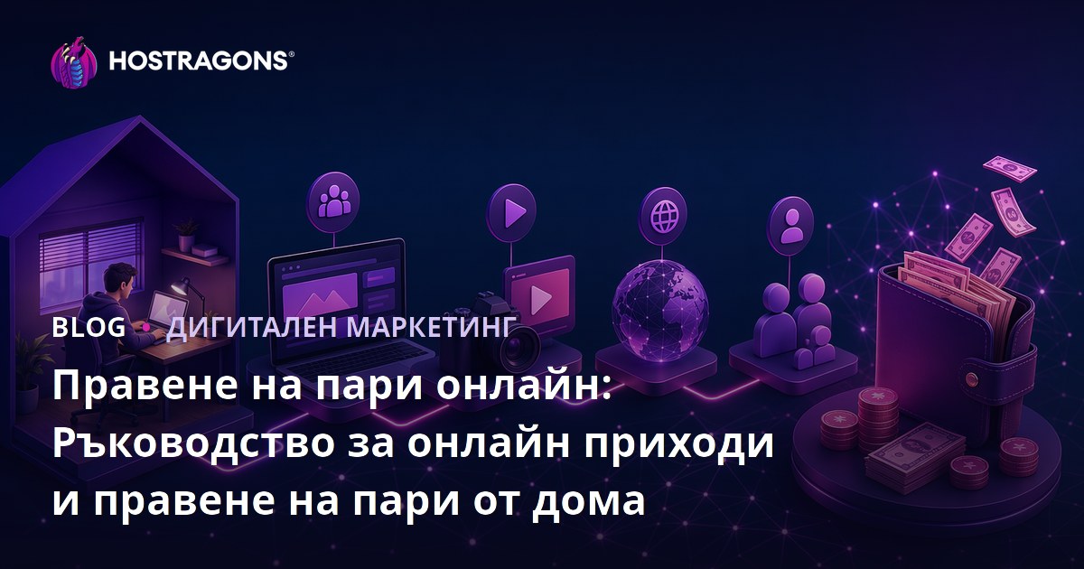 Правене на пари онлайн: Ръководство за онлайн приходи и правене на пари от дома