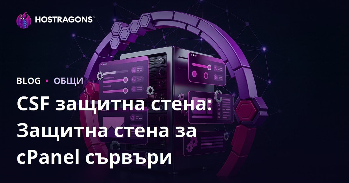CSF Firewall: Защитна стена за cPanel сървъри