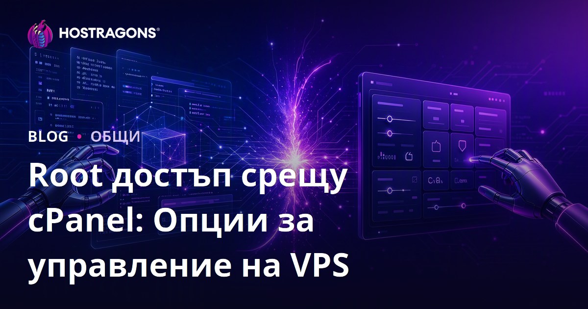 Root достъп срещу cPanel: Опции за управление на VPS