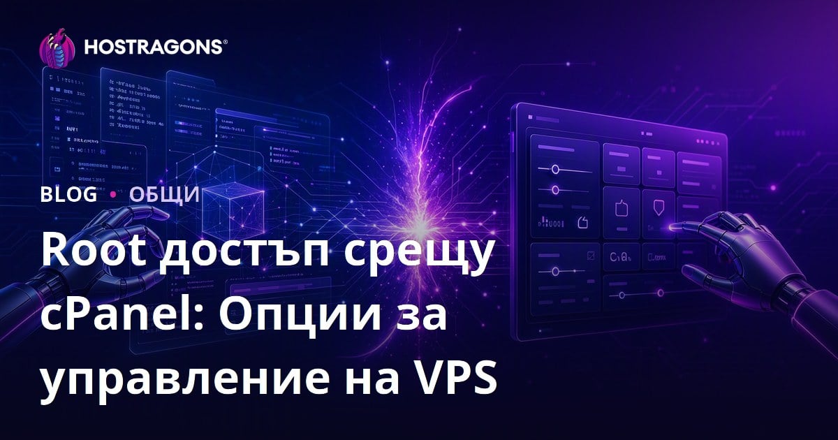 Root достъп срещу cPanel: Опции за управление на VPS