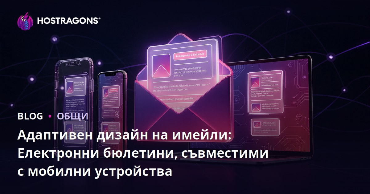 Адаптивен дизайн на имейли: Електронни бюлетини, съвместими с мобилни устройства