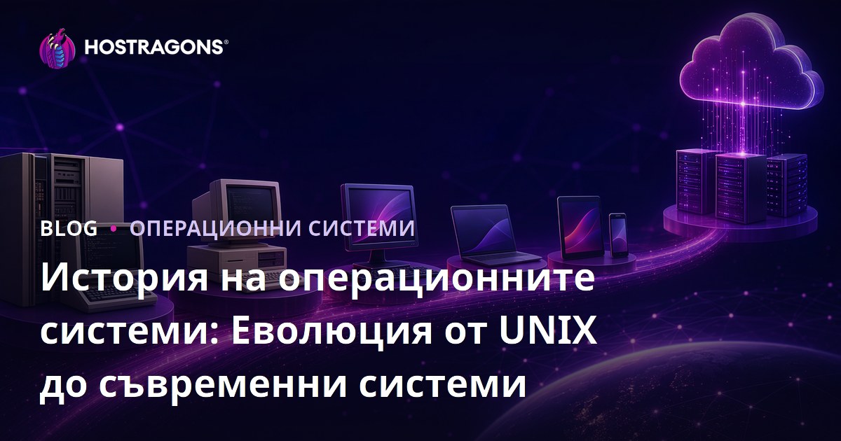История на операционните системи: Еволюция от UNIX до съвременни системи