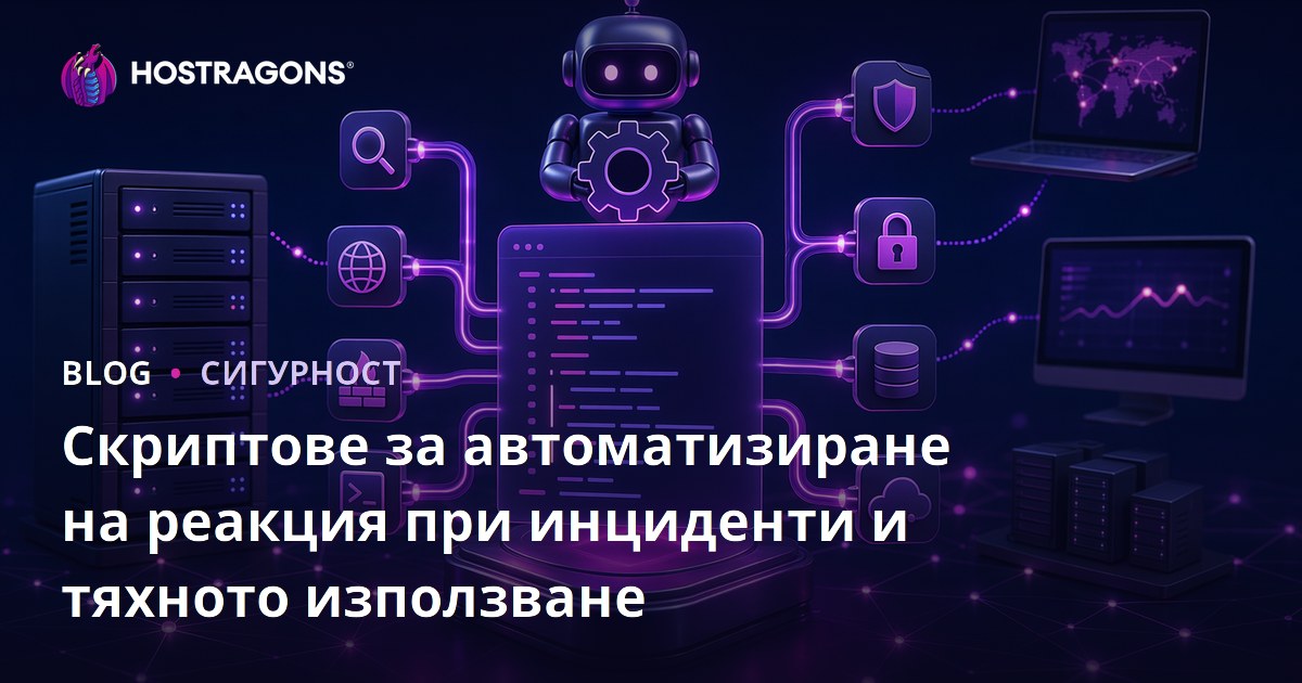 Скриптове за автоматизиране на реакция при инциденти и тяхното използване
