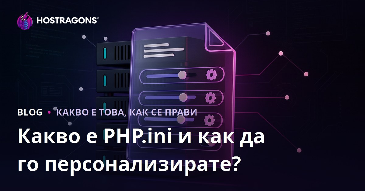 Какво е PHP.ini и как да го персонализирате?