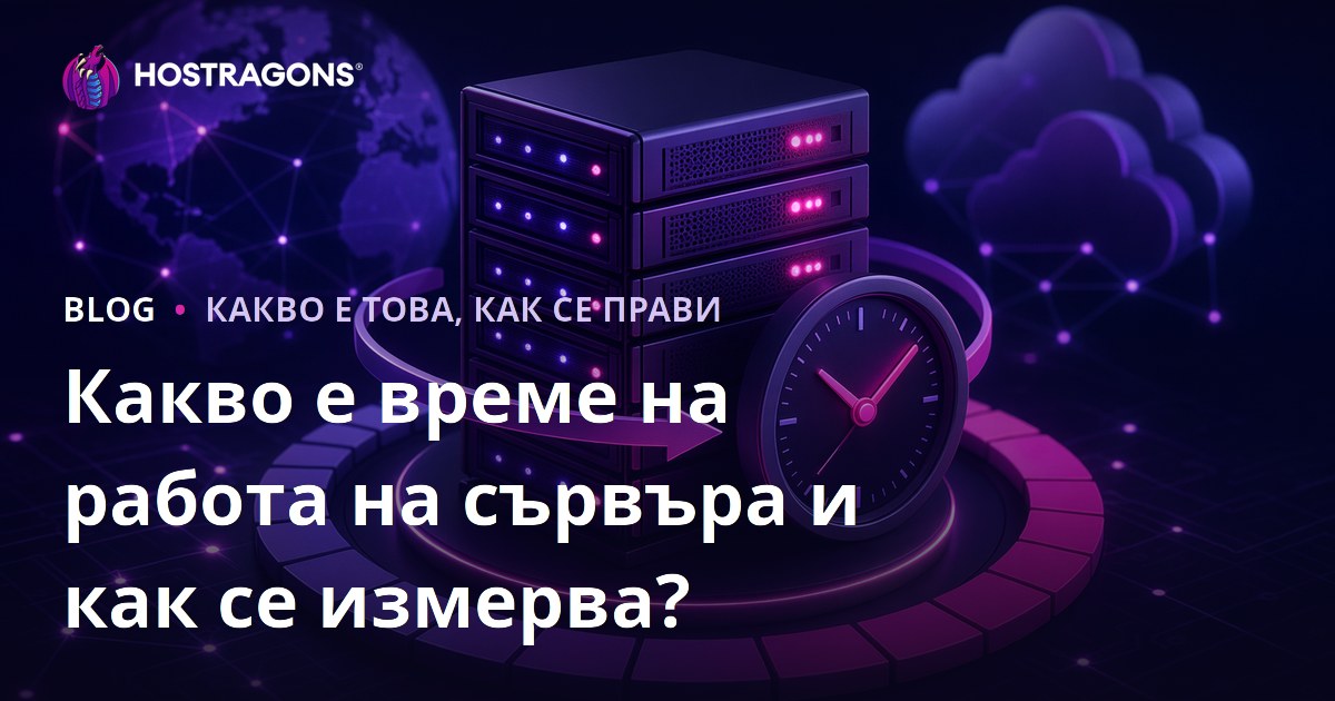 Какво е време на работа на сървъра и как се измерва?