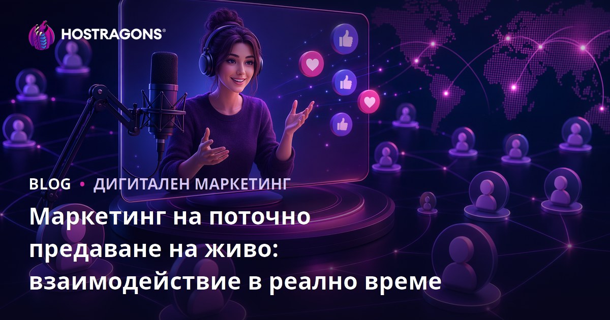 Маркетинг на поточно предаване на живо: взаимодействие в реално време