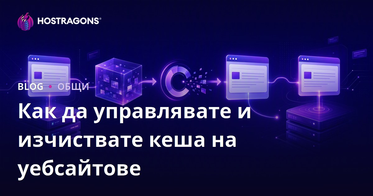 Как да управлявате и изчиствате кеша на уебсайтове
