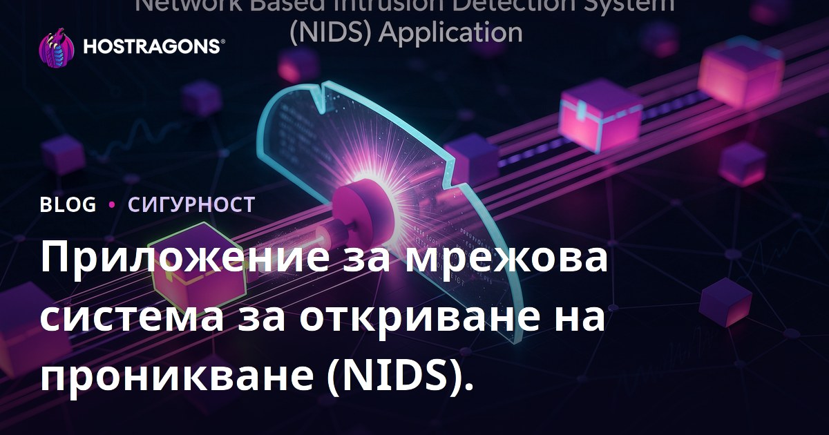 Приложение за мрежова система за откриване на проникване (NIDS).