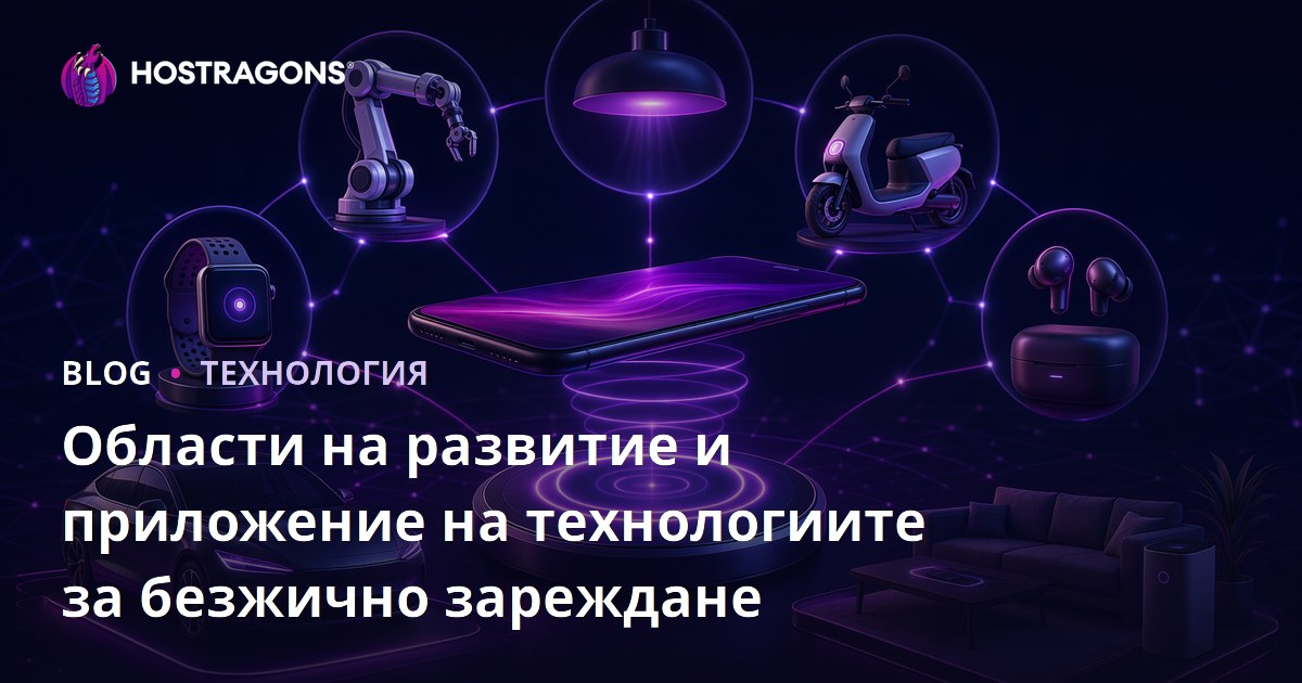 Области на развитие и приложение на технологиите за безжично зареждане