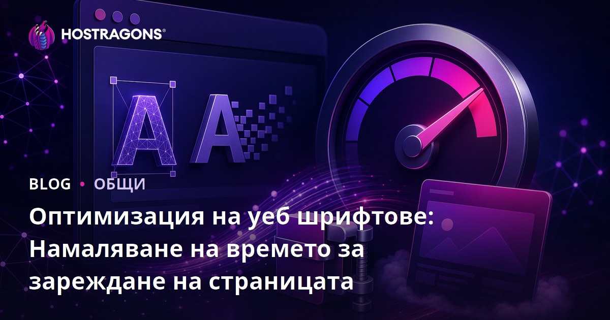 Оптимизация на уеб шрифтове: Намаляване на времето за зареждане на страницата