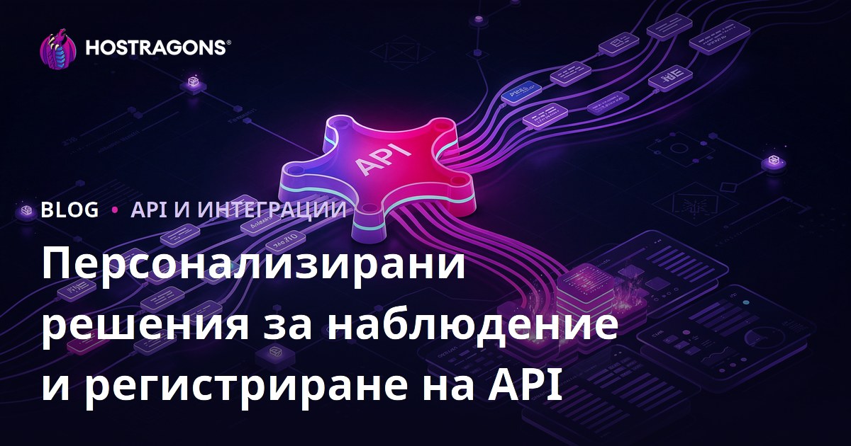Персонализирани решения за наблюдение и регистриране на API