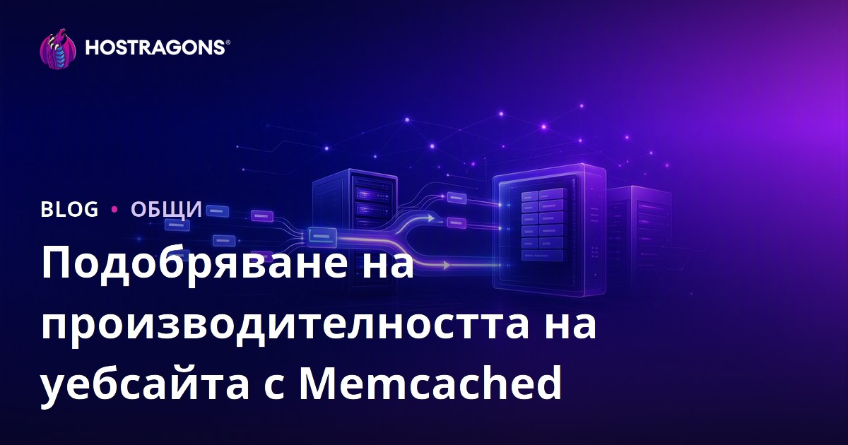Подобряване на производителността на уебсайта с Memcached