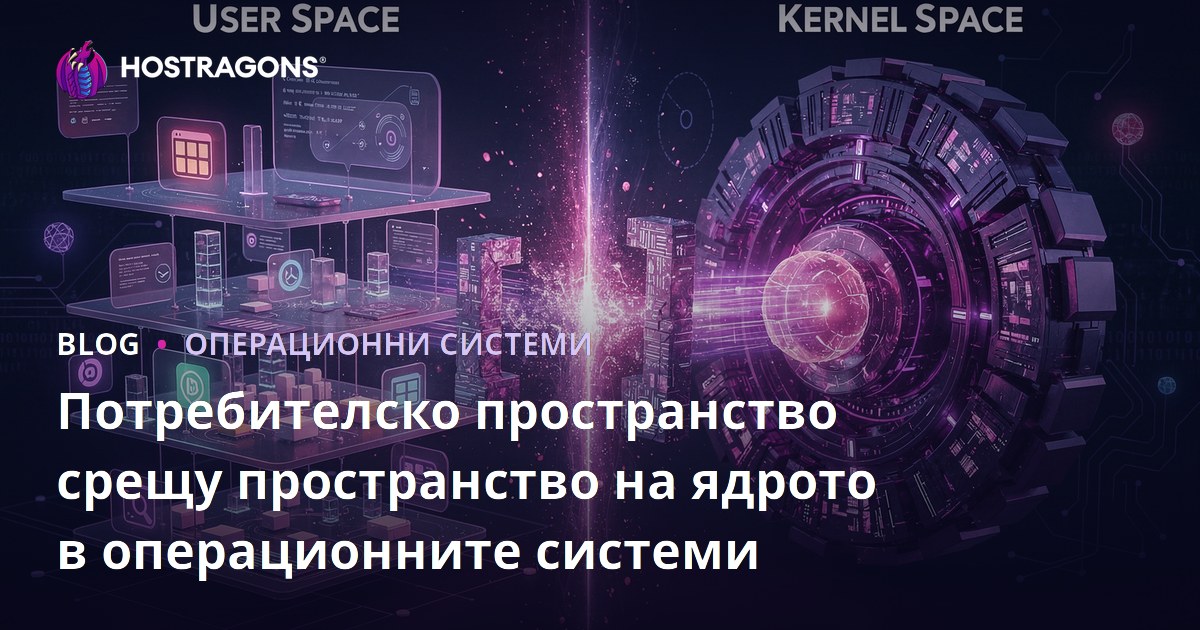 Потребителско пространство срещу пространство на ядрото в операционните системи