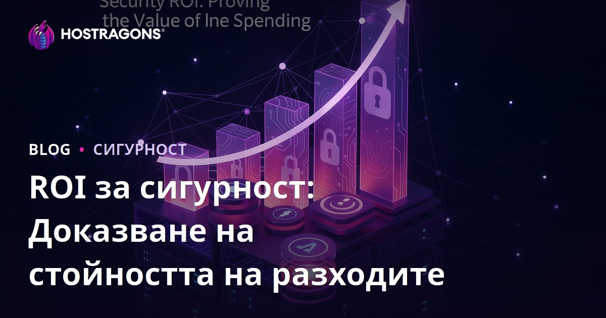 ROI за сигурност: Доказване на стойността на разходите