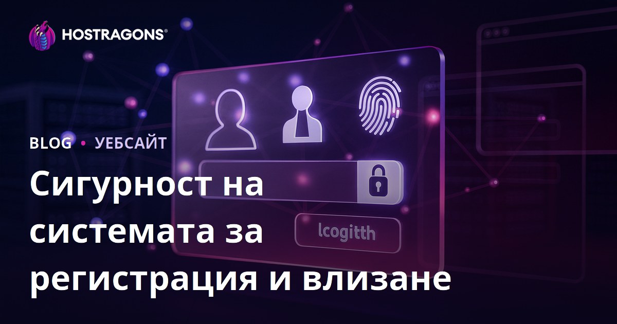 Сигурност на системата за регистрация и влизане