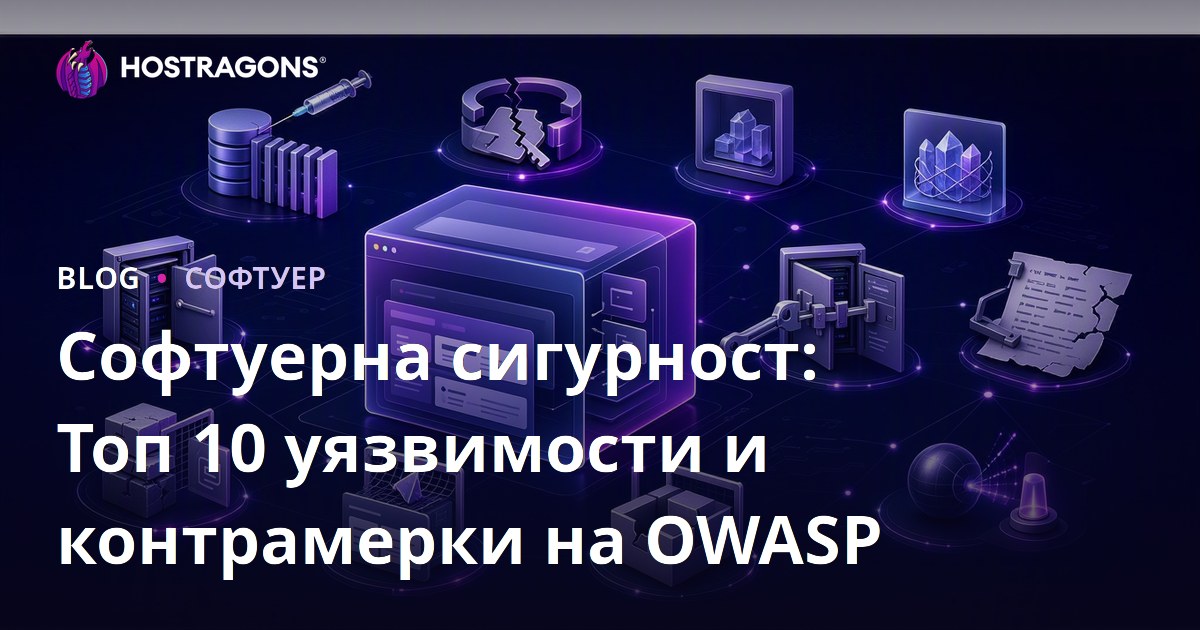 Софтуерна сигурност: Топ 10 уязвимости и контрамерки на OWASP