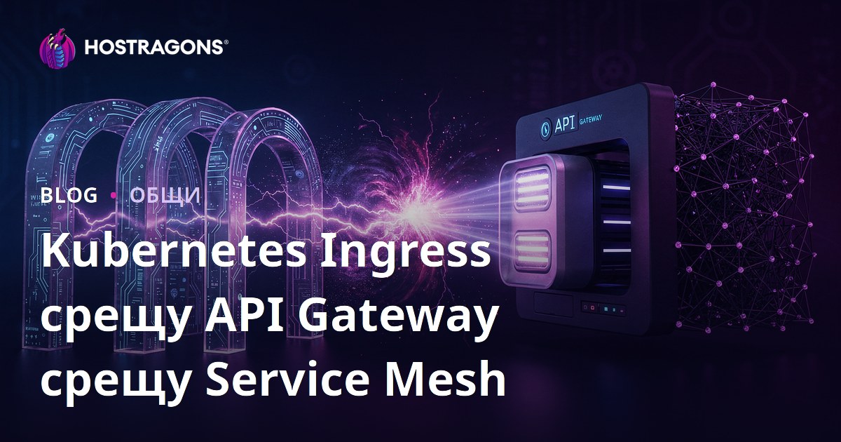 Kubernetes Ingress срещу API Gateway срещу Service Mesh