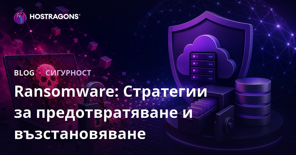 Ransomware: Стратегии за предотвратяване и възстановяване