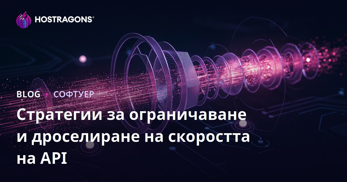 Стратегии за ограничаване и дроселиране на скоростта на API