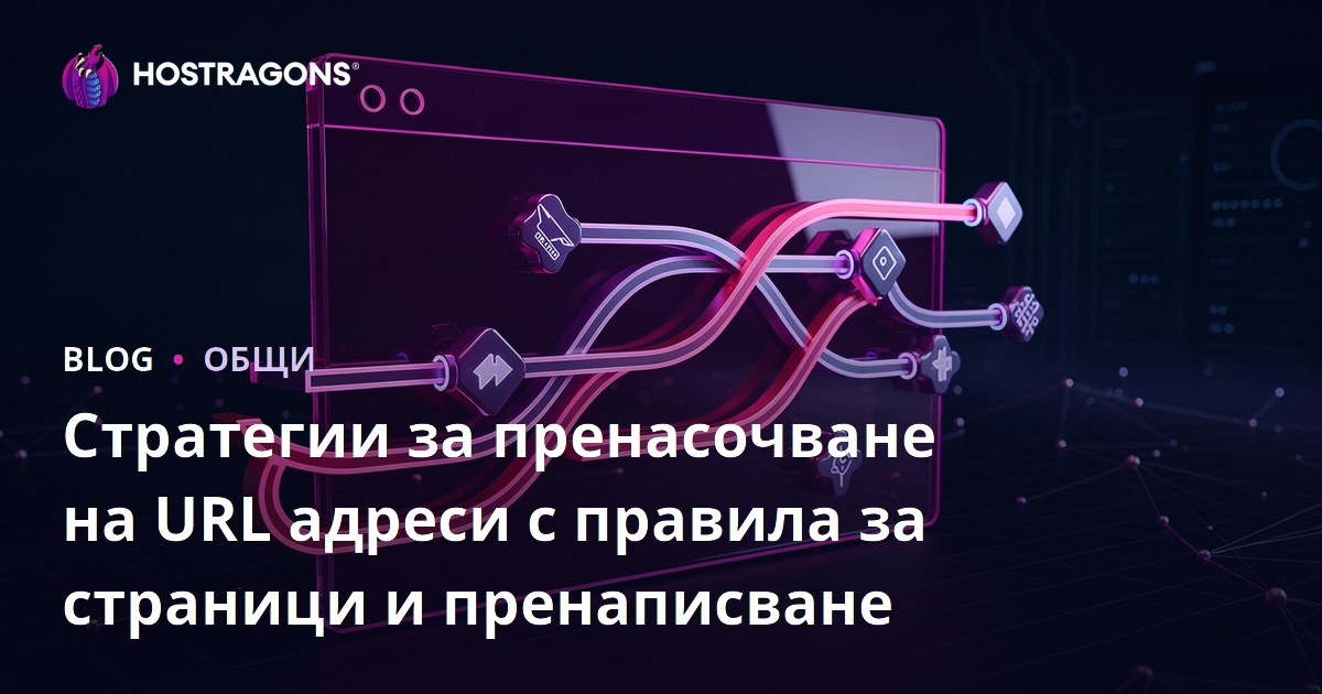 Стратегии за пренасочване на URL адреси с правила за страници и пренаписване