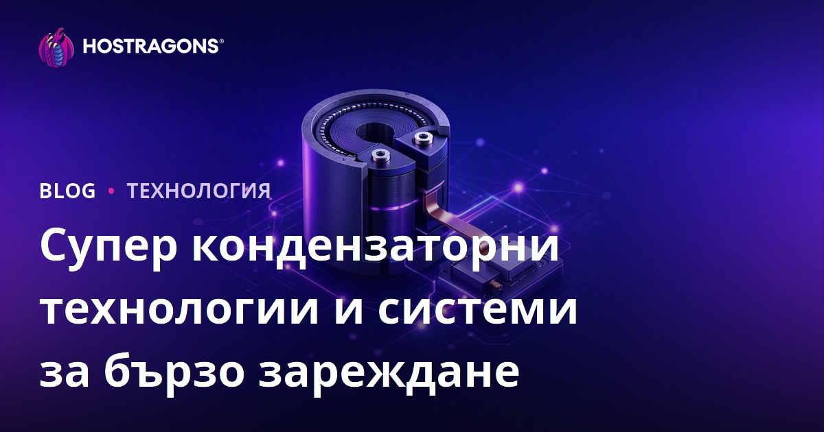 Супер кондензаторни технологии и системи за бързо зареждане