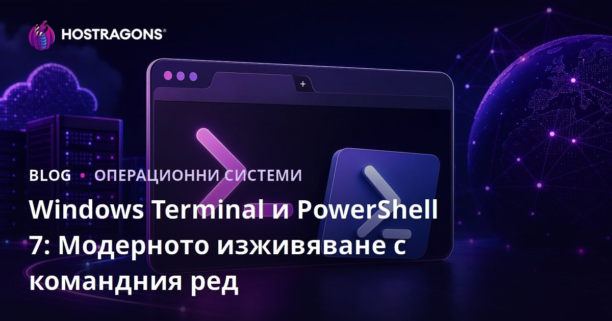 Windows Terminal и PowerShell 7: Модерното изживяване с командния ред