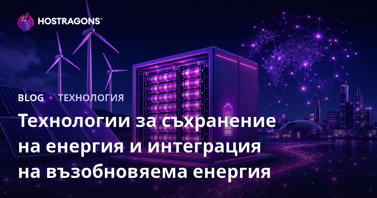 Технологии за съхранение на енергия и интеграция на възобновяема енергия