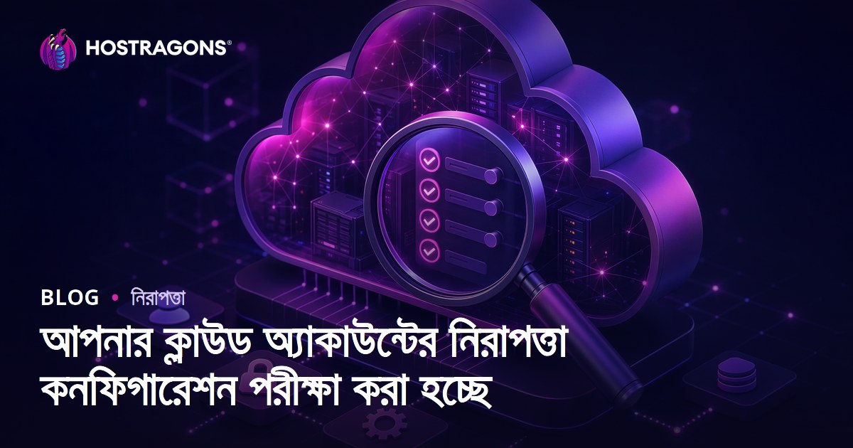 আপনার ক্লাউড অ্যাকাউন্টের নিরাপত্তা কনফিগারেশন পরীক্ষা করা হচ্ছে