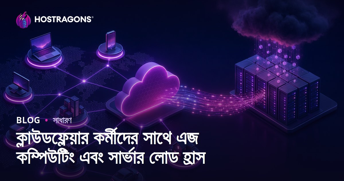 ক্লাউডফ্লেয়ার কর্মীদের সাথে এজ কম্পিউটিং এবং সার্ভার লোড হ্রাস