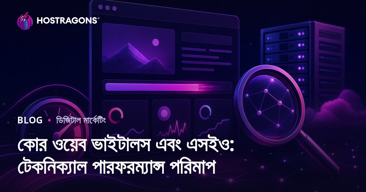 কোর ওয়েব ভাইটালস এবং এসইও: টেকনিক্যাল পারফরম্যান্স পরিমাপ