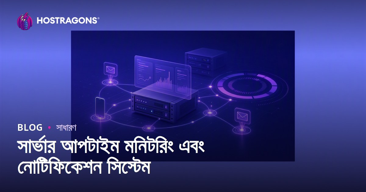 সার্ভার আপটাইম মনিটরিং ও স্বয়ংক্রিয় নোটিফিকেশন সিস্টেম: পূর্ণাঙ্গ গাইড