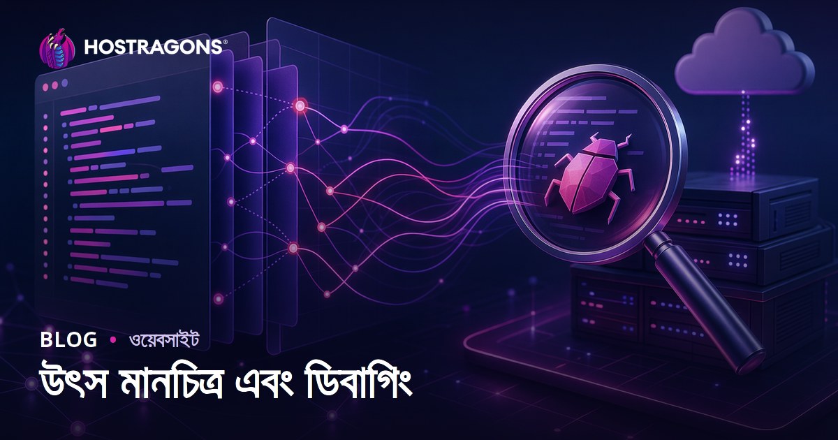 উৎস মানচিত্র এবং ডিবাগিং