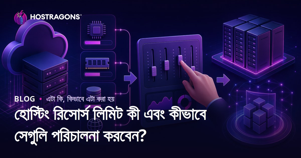 হোস্টিং রিসোর্স লিমিট কী এবং কীভাবে সেগুলি পরিচালনা করবেন?