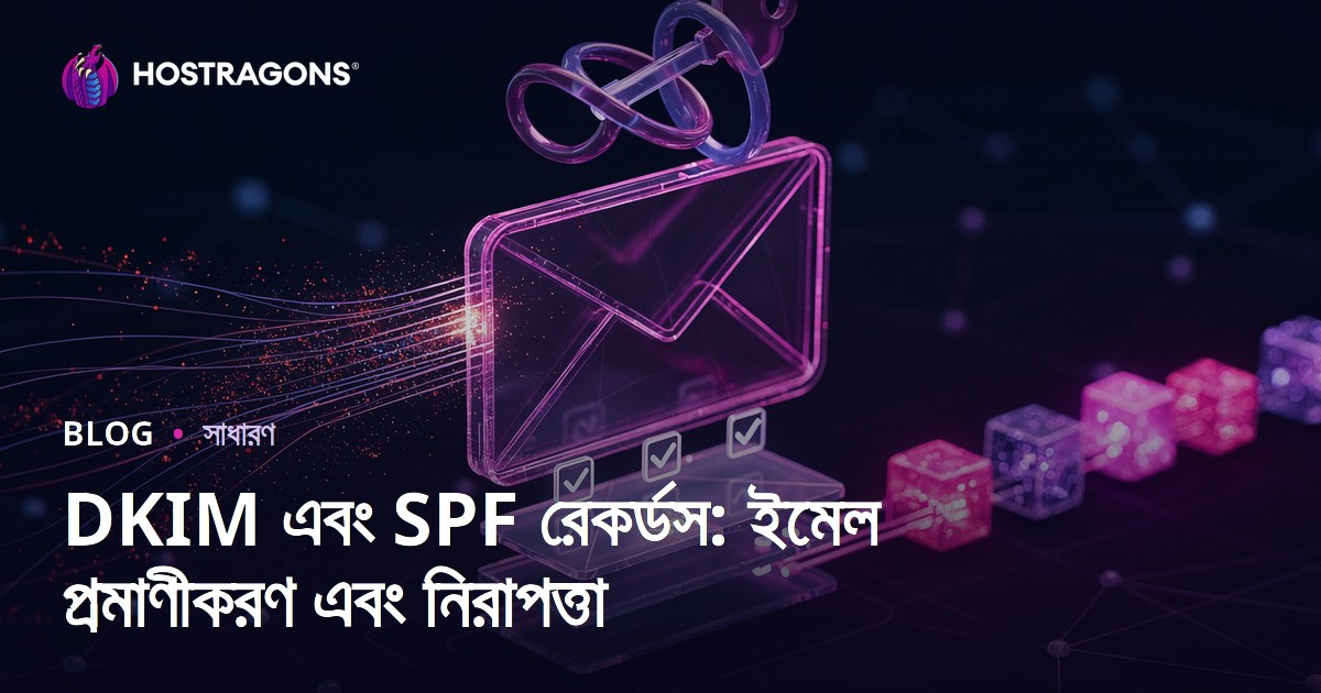 DKIM এবং SPF রেকর্ডস: ইমেল প্রমাণীকরণ এবং নিরাপত্তা