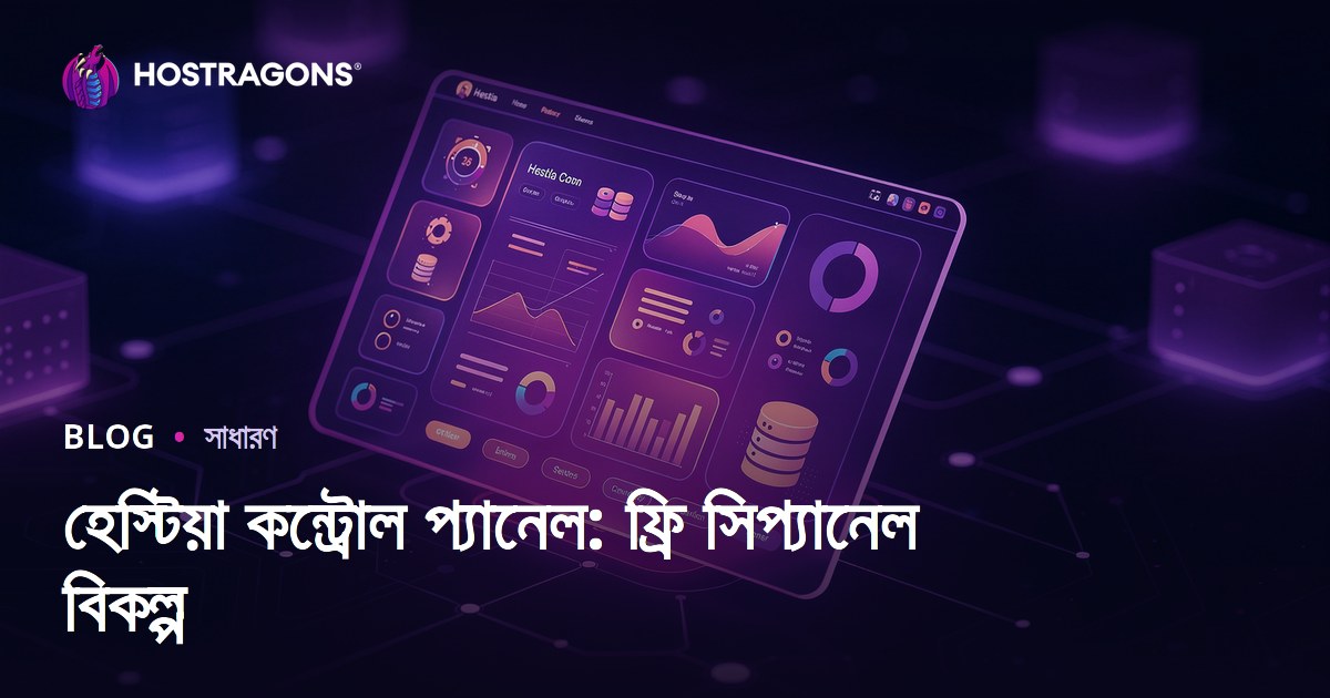 হেস্টিয়া কন্ট্রোল প্যানেল: ফ্রি সিপ্যানেল বিকল্প
