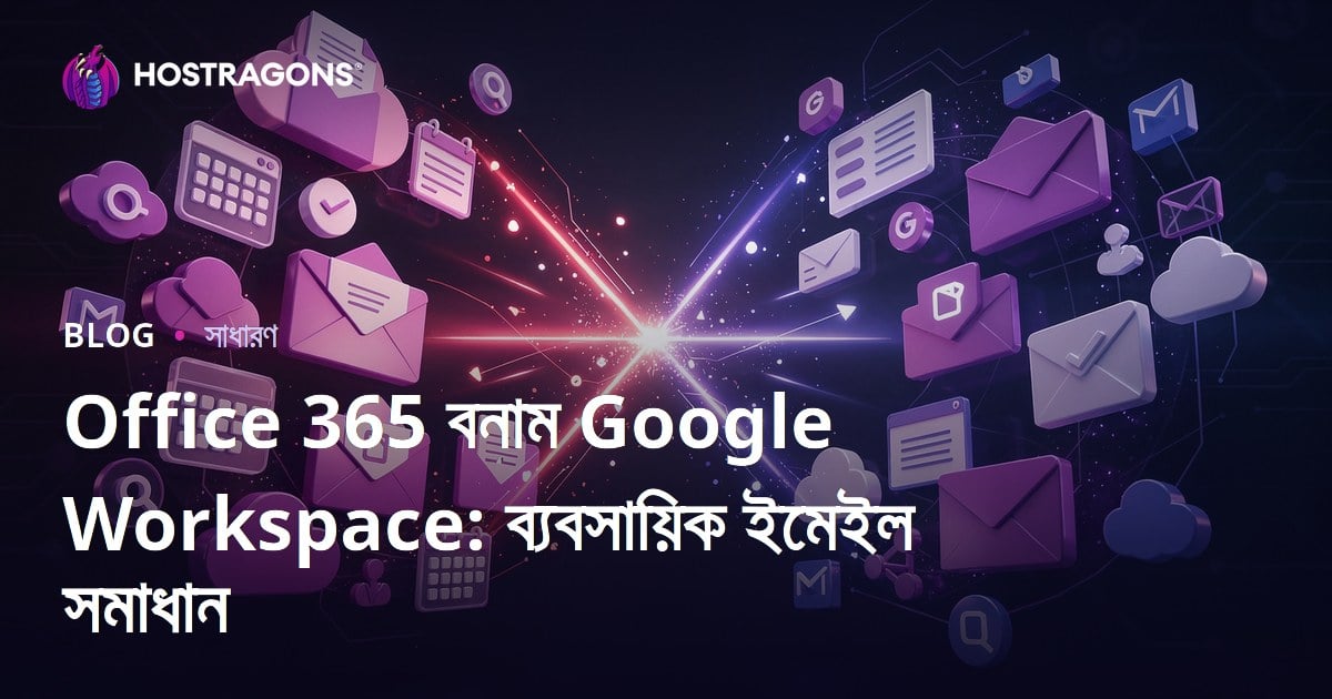 Office 365 বনাম Google Workspace: ব্যবসায়িক ইমেইল সমাধান
