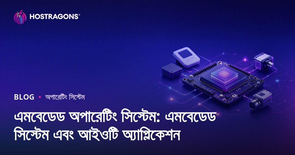 এমবেডেড অপারেটিং সিস্টেম: এমবেডেড সিস্টেম এবং আইওটি অ্যাপ্লিকেশন
