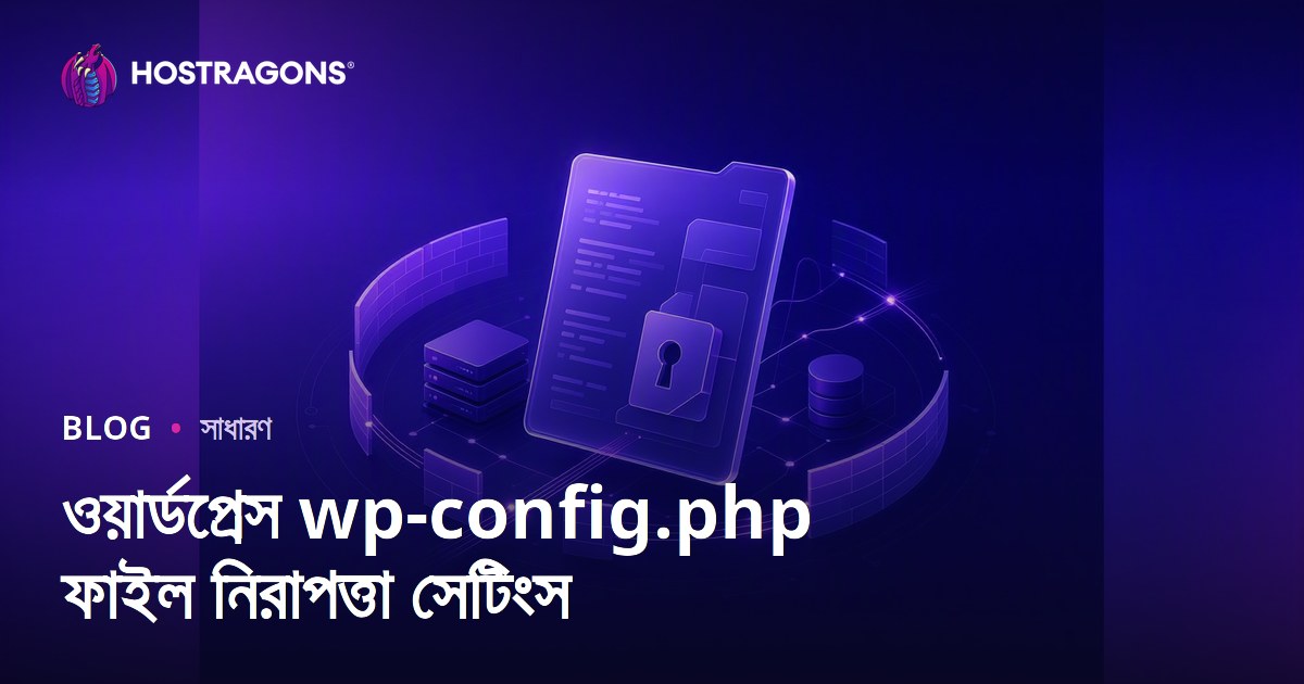 ওয়ার্ডপ্রেস wp-config.php ফাইল নিরাপত্তা সেটিংস