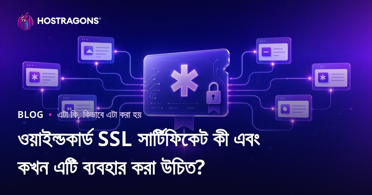 ওয়াইল্ডকার্ড SSL সার্টিফিকেট কী এবং কখন এটি ব্যবহার করা উচিত?