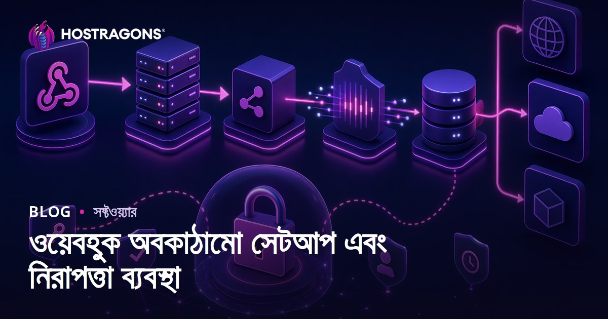 ওয়েবহুক অবকাঠামো সেটআপ এবং নিরাপত্তা ব্যবস্থা