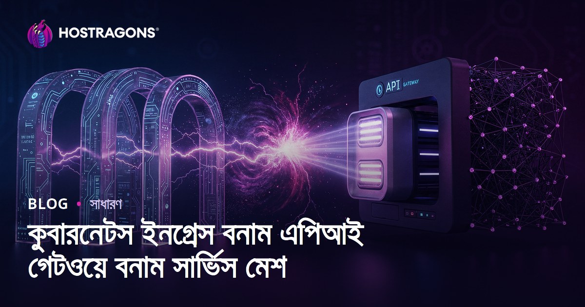 কুবারনেটস ইনগ্রেস বনাম এপিআই গেটওয়ে বনাম সার্ভিস মেশ