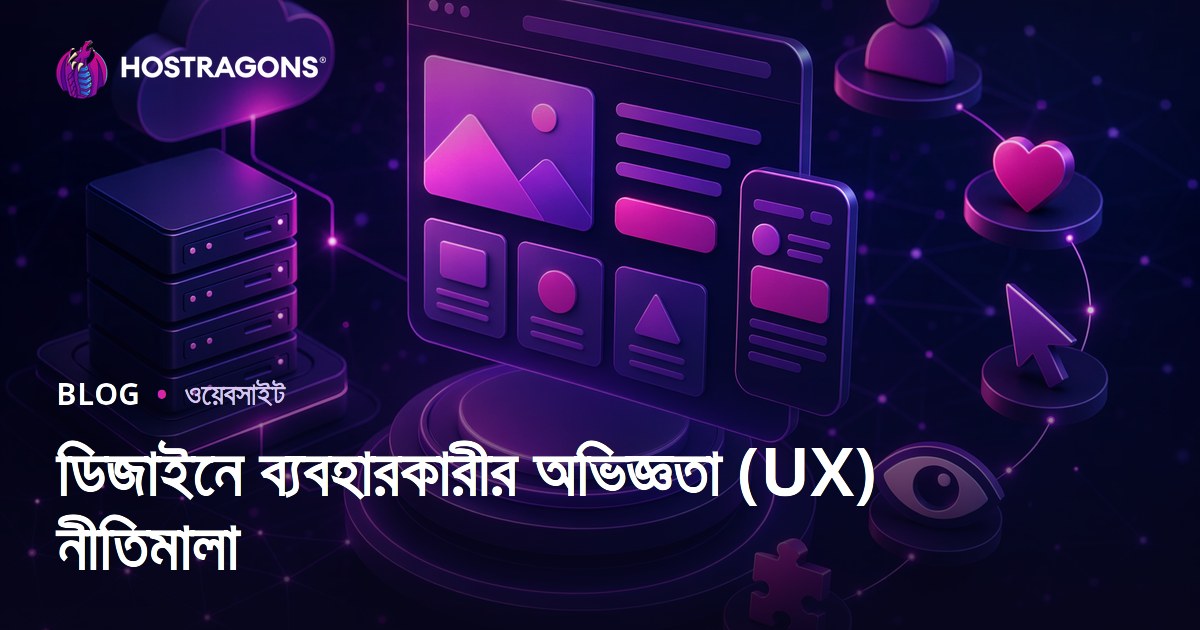 ডিজাইনে ব্যবহারকারীর অভিজ্ঞতা (UX) নীতিমালা