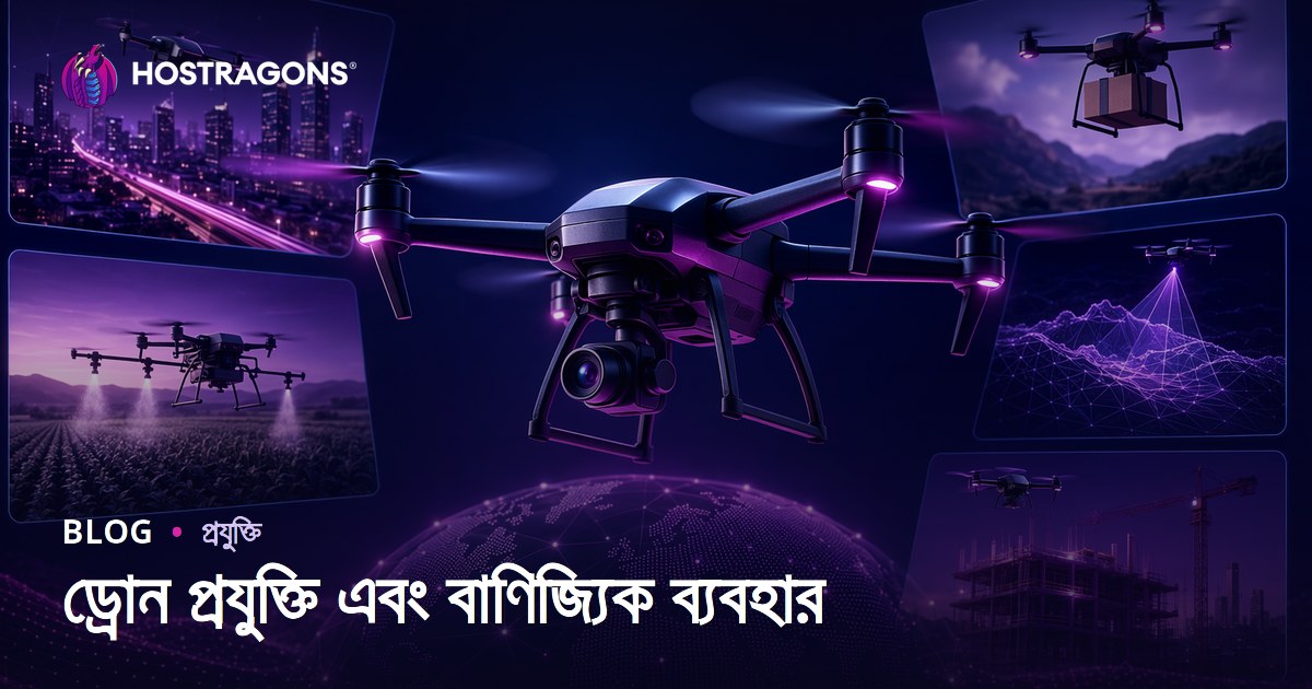 ড্রোন প্রযুক্তি এবং বাণিজ্যিক ব্যবহার
