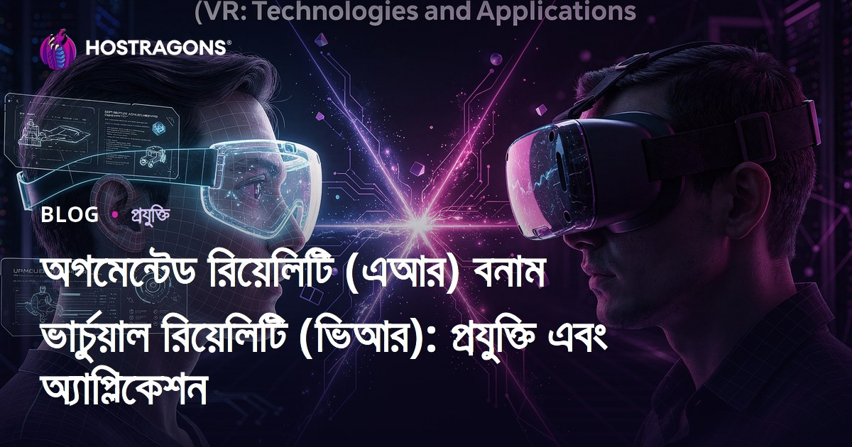 অগমেন্টেড রিয়েলিটি (এআর) বনাম ভার্চুয়াল রিয়েলিটি (ভিআর): প্রযুক্তি এবং অ্যাপ্লিকেশন