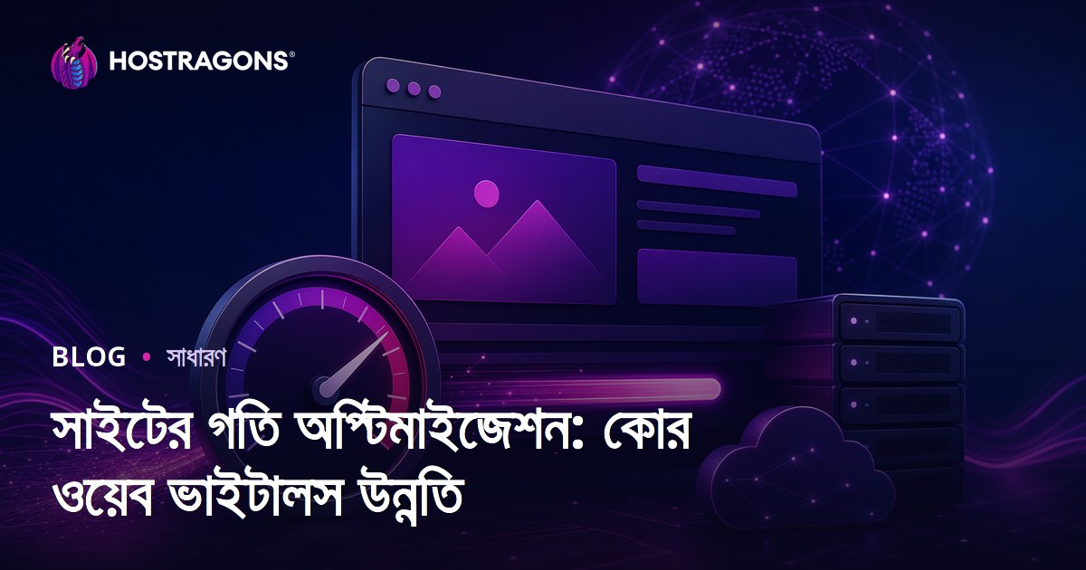 সাইটের গতি অপ্টিমাইজেশন: কোর ওয়েব ভাইটালস উন্নতি